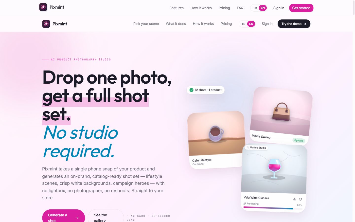 Pixmint — product photos